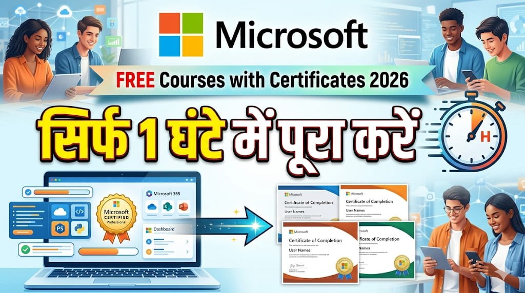 Microsoft FREE Course with Certificate 2026