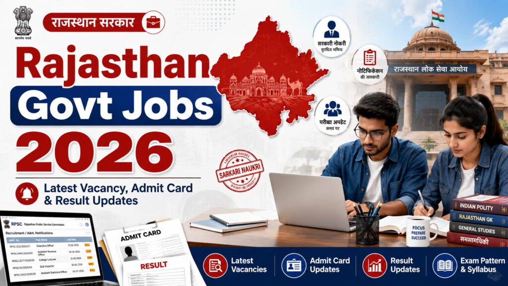 Rajasthan Govt Jobs 2026