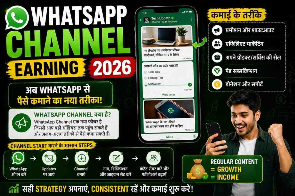 WhatsApp Channel Earning