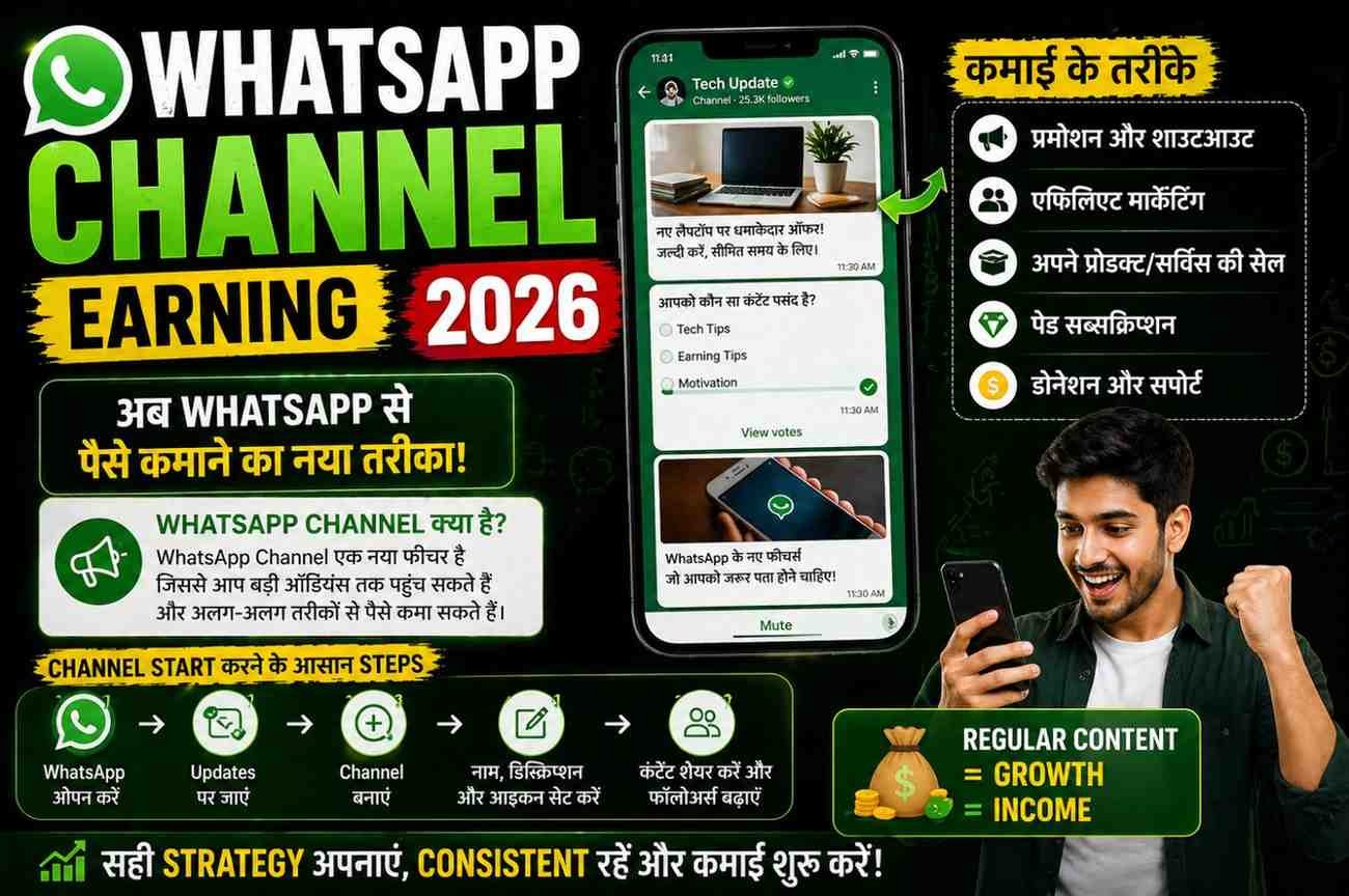 WhatsApp Channel Earning